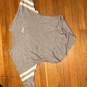 Mid sleeve grey Victoria Secret Pink shirt